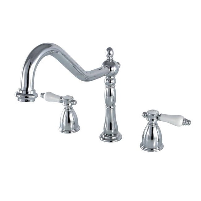 Kingston Brass KB1791BPLLS Robinet de Cuisine Répandu de 8 Po à 16 Po Moins Pulvérisateur, CP