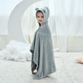 thumbnail image 3 of SILVERCELL Hooded Towel for Kids,26×47Inch Bath Towel Ultra Soft Hooded Towel Wrap for Boys Girls, Highly Absorbent Bathrobe Blanket Gifts for Toddlers Shower, 3 of 3