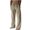 Grey, variant on QATAINLAV Linen Drawstring Beach Pants for Men Summer Loose Fit Wide Leg Pants Basic Solid Color Elastic Waist Straight Trouser with Pockets Best Sales Today Gray 3XL