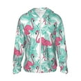thumbnail image 1 of Fotbe Flamingo Chaqueta con Protección Solar UPF 50+ para Hombre y Mujer, Camisa con Capucha y Bolsillos-Medium, 1 of 6