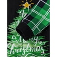 thumbnail image 5 of AIGUR Matching Family Christmas PJs, Tree Letter Plaid Print Soft Holiday Pajamas for Whole Family, 5 of 9