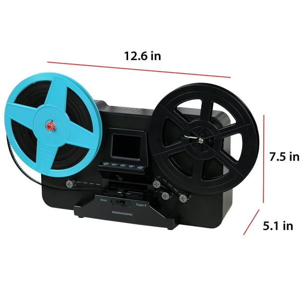  Magnasonic All-in-One Super 8/8mm Film Scanner