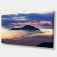 thumbnail image 2 of Amazing Java Mountain in Fog - Oversized Landscape Canvas Art, 2 of 3