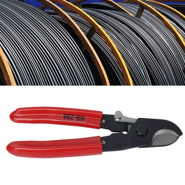 Cable Cutter Tool, Electrical Scissors High Leverage Wire Cutters for for Communications Wire for Bike