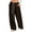 Brown, variant on Tqyyweavej Sweat Pants for Women Drawstring Athletic Wide Leg Trousers Straight Leg Solid Color Stretch Pants with Pockets S-2XL