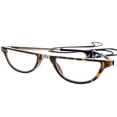 thumbnail image 2 of Maria Foldable Round Tortoise Shell Black Cord, Neckglasses Pendant, Reading Glasses, Convenient, Superior Chain, Discreet, Easy Care - 3.00 - Tortoise Shell, 2 of 6