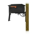 thumbnail image 3 of Kingston Curbside Mailbox with Baldwin front single mailbox mounting bracket, 3 of 4