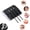 Root Canal Brush Black, variant on 2.5mm Blue Mini Micro Swabs Applicator Brushes, Superfine Disposable Lash & Dental Brush, All-in-One Accessory for Eyelash Makeup and Lip Cosmetic Application