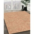 thumbnail image 3 of Ahgly Company Machine Washable Indoor Square Transitional Construction Cone Orange Area Rugs, 8' Square, 3 of 7