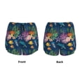 thumbnail image 5 of Lsque Undersea Animals Printed Women's Running Shorts with Liner Pockets,Elastic Quick Dry Workout Athletic Gym Yoga Shorts,Womens High Waist Shorts-Medium, 5 of 9