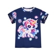 thumbnail image 5 of WIBACKER Girls Pajamas Set for Kids 3D Unicorn Printed Sleepwear 3-8 Years 2 PCS Short Sleeve Top and Shorts Toddler Girls Pjs, 5 of 6