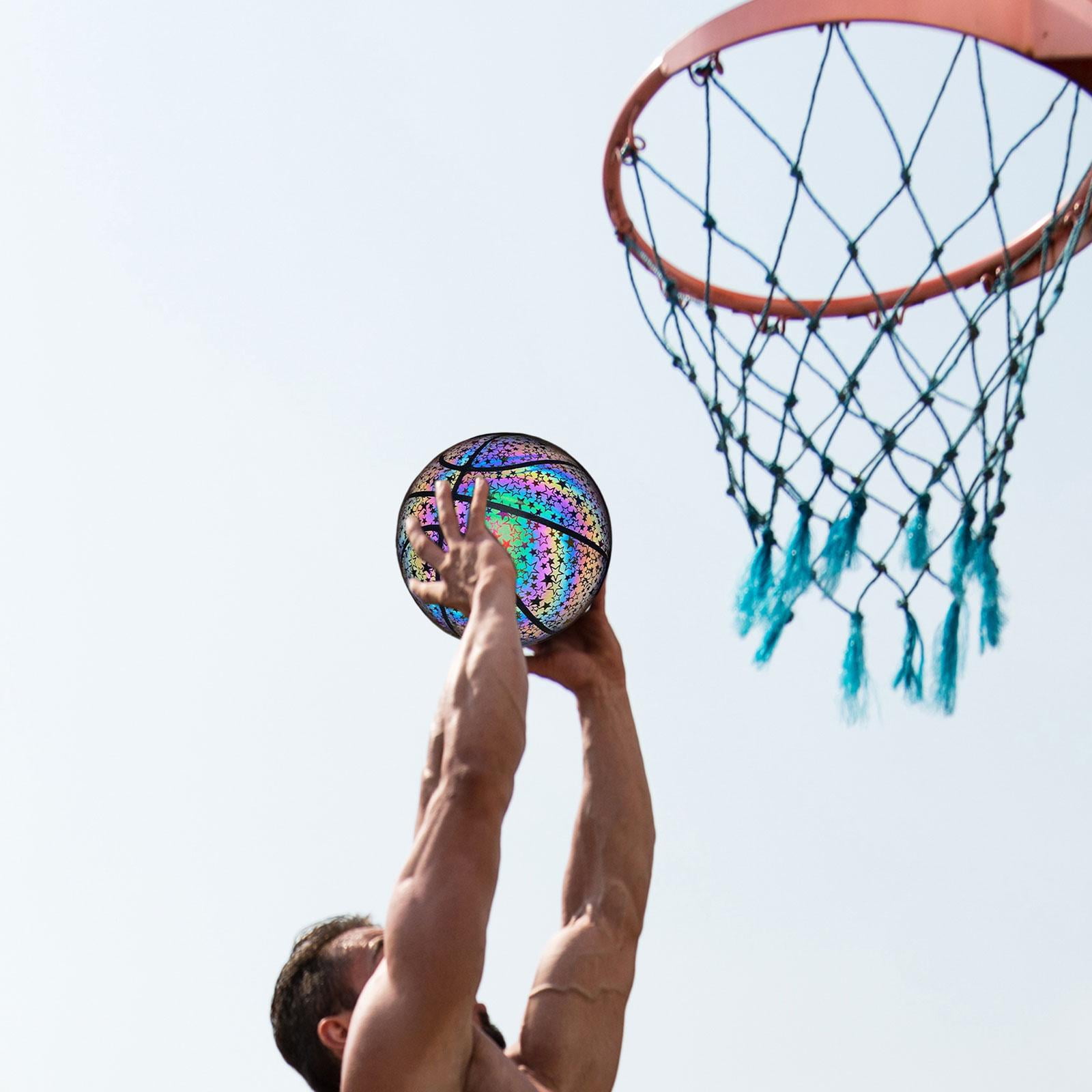 harayaa Glowing Basketball Size 7 Professional Training Equipment for Outdoor Playground Style I