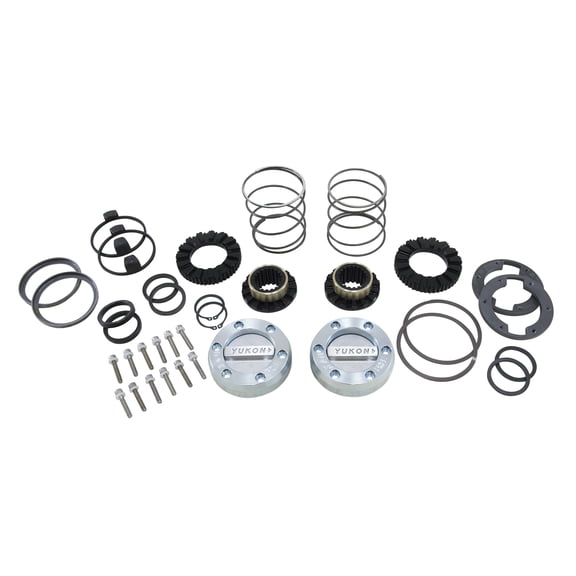 Yukon Hardcore Locking Hub Set GM 8.5" Front & Dana 44 19-Spl