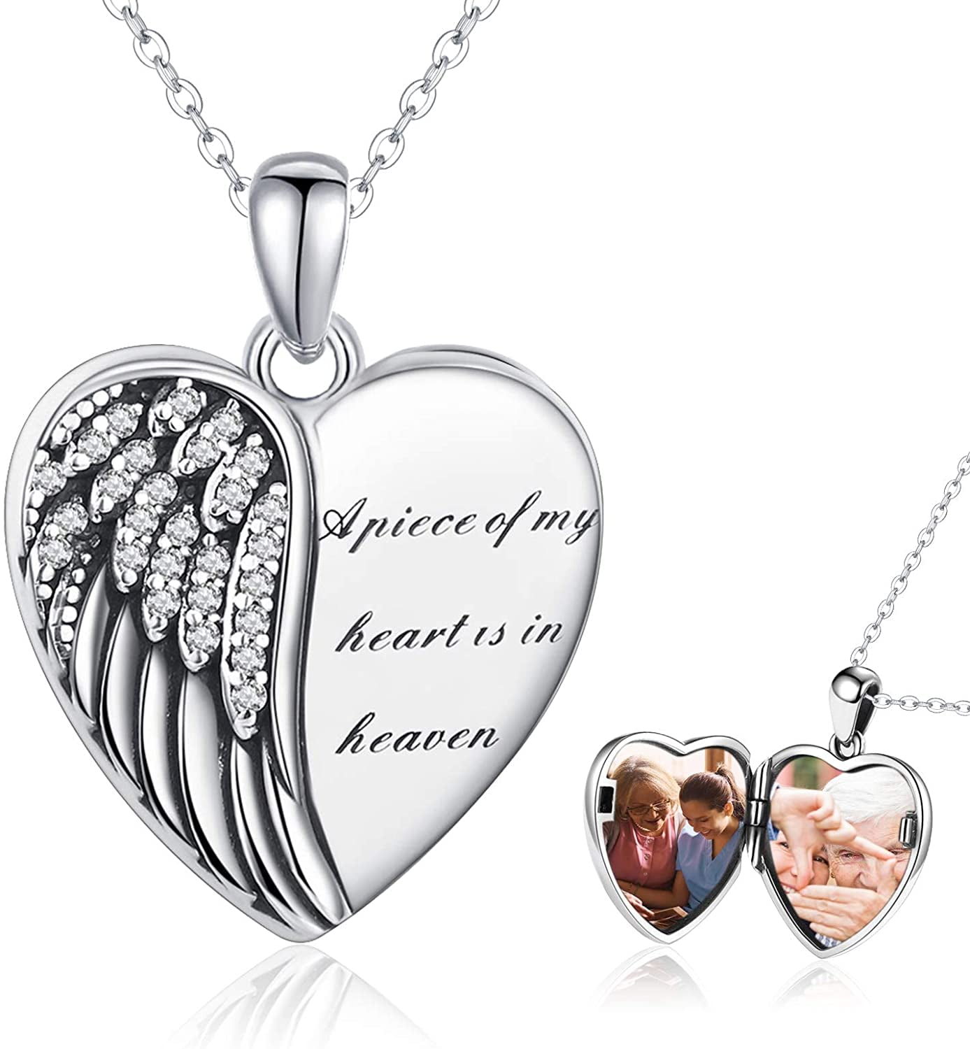3 PCS. SILVER PLATED HEART LOCKETS WITH FLORAL DESIGN M258ds 