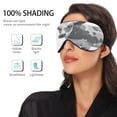 thumbnail image 5 of IAUYY Sleep Mask, Super Soft Eye Masks with Adjustable Strap, Lightweight Comfortable Blindfold,Perfect Blocks Light for Men Women Use Only Black and Gray, 5 of 7