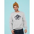 thumbnail image 2 of Spaceman Oortrait Sweatshirt Men -Smartprints Designs, Male XX-Large, 2 of 4