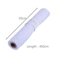 thumbnail image 6 of comerut 1 Roll Flower Wrapping Mesh Hollow Out Clear Texture Exquisite DIY Flower Bouquet Wrapping Gauze Party Supply, 6 of 8