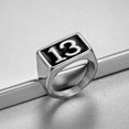 thumbnail image 2 of Jewelry Retro Domineering Domineering Ghost Head Men's Titanium Steel Ring, 2 of 4