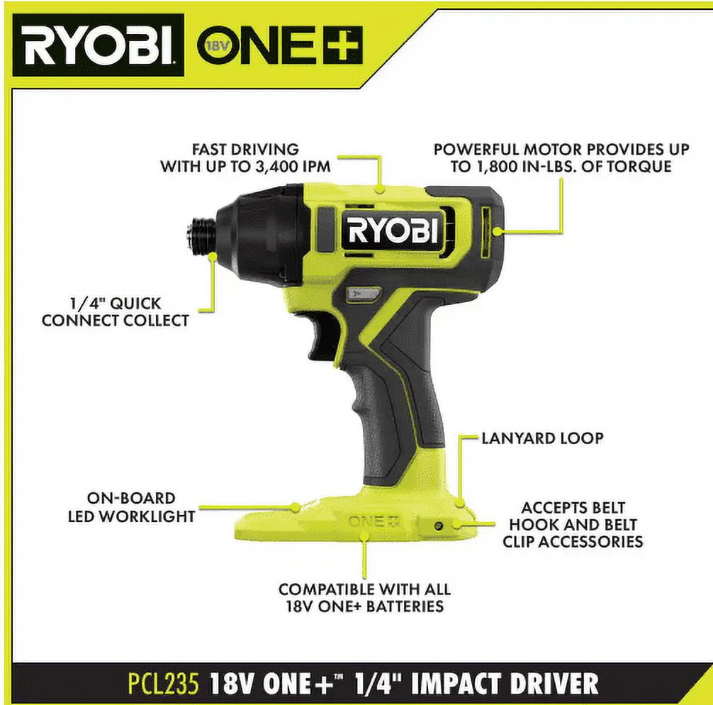 Ryobi driver impact sale