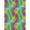 thumbnail image 1 of Ahgly Company Indoor Rectangle Patterned Green Abstract Area Rugs, 7' x 10', 1 of 6