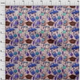 thumbnail image 4 of oneOone Polyester Spandex Rose Brown Fabric Kids Craft Projects Decor Fabric Printed By The Yard 56 Inch Wide, 4 of 4