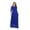Blue Plus Size Evening Ball Gown, variant on Holiday Stylish Olyvenn Women Fashion Short Sleeve Crew-Neck Ankle Dress Plus Size Evening Ball Gown Women's Fashion Hollow Out Lace Pocket Long Dress Evening Dress Party Dress Navy 22