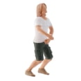thumbnail image 4 of 2 piezas 2x 1/64 personas hombre tren calle diorama diseños accesorios, 4 of 7