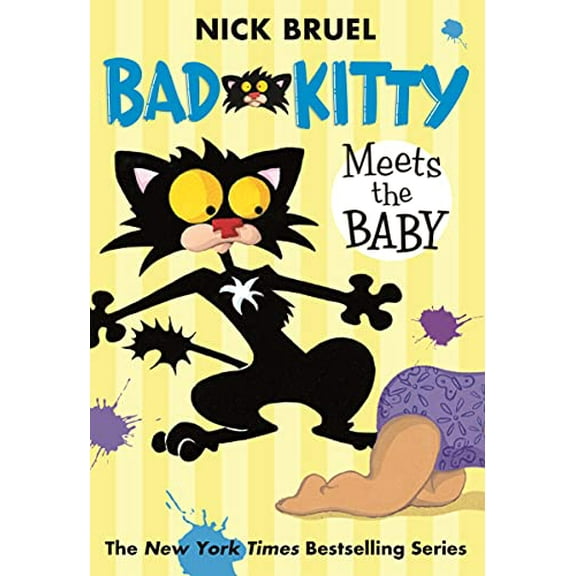Pre-Owned Bad Kitty Meets the Baby paperback black-and-white edition Paperback Nick Bruel