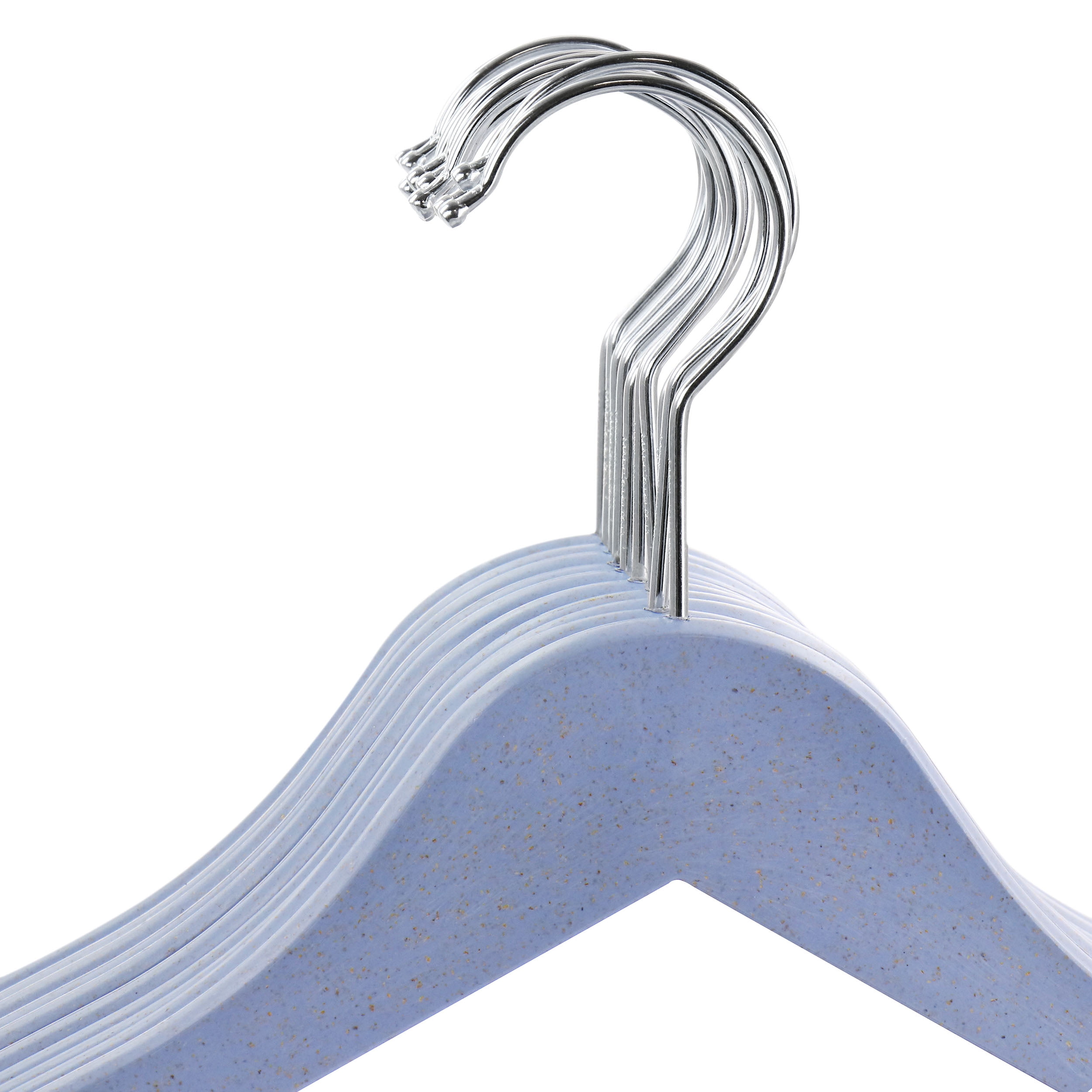Elama Home 20 Piece Eco Friendly Coat Hangers in Blue