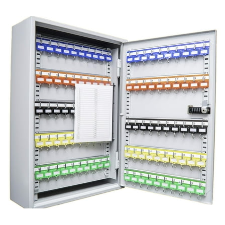 Barska CB13564 Combination Lock 200 Position Adjustable Key Cabinet Lock Box White, One Size