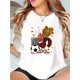 thumbnail image 1 of Camiseta de Mujer de Verano SuaveWomen's Casual Turkey Soccer Graphic Tee - Comfy Crew Neck Short Sleeve T-Shirt, Perfect for Summer & SportsFather's Day, Mother's Day, New Year, Spring Festival, Va, 1 of 6