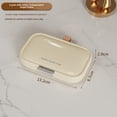 thumbnail image 1 of Small Milk White Weekly Medication Organizer with Sealed Compartments - Portable Daily Dose Pill Case for Travel, 7-Day Large Capacity Medicine Storage Box Made of Durable Plastic, Easy to Fill and, 1 of 4