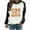 Black, variant on DianGeFu Womens Hoodies Thanksgiving Lightweight Print Round Neck Loose Long Sleeve T-shirt Tops Blouse Save Up Under 50%(Black,S)