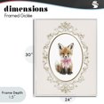 thumbnail image 4 of Stupell Industries Cottage Vintage Baby Fox White Framed Giclee Art, 24 x 30, by Christine Simpson Art, 4 of 8