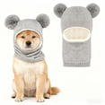 thumbnail image 7 of Dog Hat Adjustable Knitted Beanie for Medium Large Dogs, Lightweight with Brim for Sun Protection & Winter Warmth, All Season Pet Accessory, 7 of 7