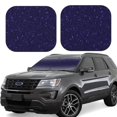 thumbnail image 1 of Fotbe Glittering Purple Starfield Juego de 2 Piezas de Parasoles para Parabrisas | Bloqueador Solar para Auto | Accesorios Plegables para Protección Solar Interior-Large, 1 of 6