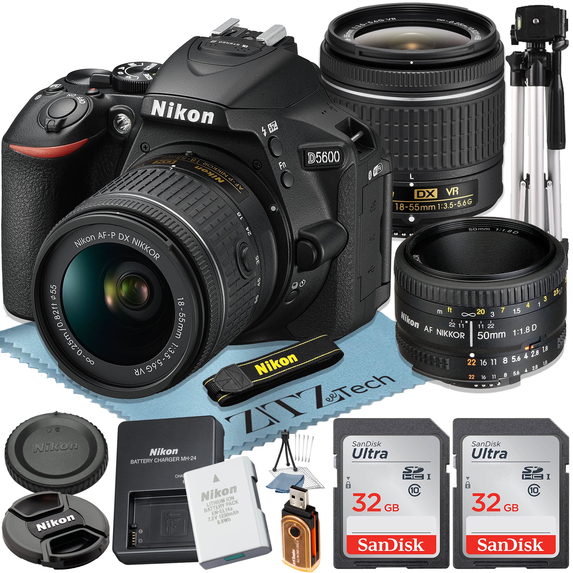 Nikon D5500 Digital SLR Camera with 24.2 Megapixels with 18-55mm 