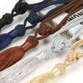 thumbnail image 6 of PULLIMORE 4 Pack Curtain Tiebacks Hand-Woven Decorative Curtain Holdbacks Rope with Tassel (Navy), 6 of 10