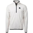 thumbnail image 2 of Men's Cutter & Buck  White Tennessee Titans Helmet Cascade Eco Sherpa Fleece Quarter-Zip Pullover Jacket, 2 of 3
