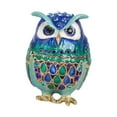 thumbnail image 2 of Kuntesetty Jewelry Trinket Box Owl Decor Artwork Elegant for Earrings Necklaces Dresser Blue, 2 of 9