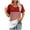 Red, variant on fatyb Summer Tops for Women Casual Short Sleeve Striped T Shirts Crew Neck Loose Womens Blouses Tees