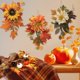 thumbnail image 1 of Adorno Colgante de Girasol Artificial para Acción de Gracias | Decoración Multicolor de Plástico para Pared o Ventana | 30 X 23 Cm | 1 Unidad | Decoración Ambiental, 1 of 6