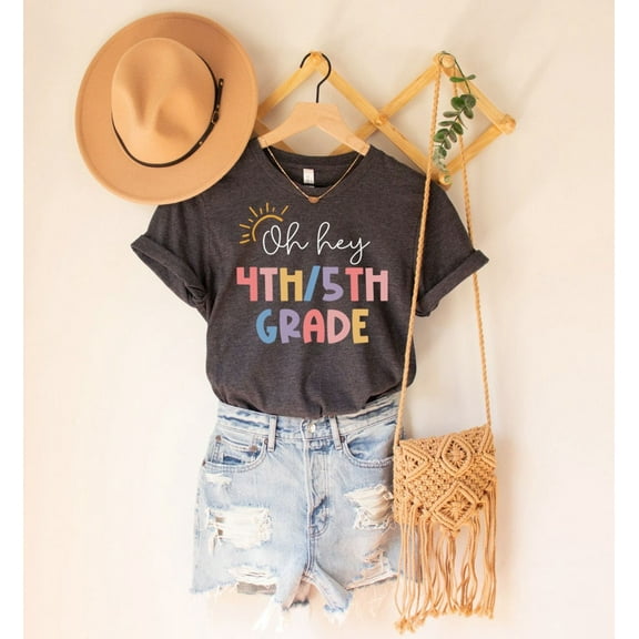 Oh Hey 4Th And 5Th Grade Teacher, Fourth And Fifth Grade Tshirt, 4Th And 5Th Grade Teacher Shirt, Combo Class Teacher Shirt, Multi Grade