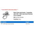 thumbnail image 2 of Water Pump with Gasket - Compatible with 1999 - 2004 Jeep Grand Cherokee 4.0L 6-Cylinder 2000 2001 2002 2003, 2 of 2