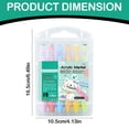 thumbnail image 2 of Clearance on Sale 12Pcs Stacking Crayons Stackable Buildable Crayons Pencils Writing Click Pen Portable Signing Pen Portable Cute Multi-function for Note-Taking, College Supplies, 2 of 8