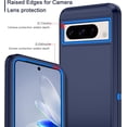 thumbnail image 3 of KOMI pour Google Pixel 8 Pro Étui Antichoc Robuste Protection Intégrale Résistant aux Égratignures Robuste Anti-Poussière/anti-Chute Étui à 3 Couches pour Google Pixel 8 Pro 6,7 Pouces, Bleu Marine, 3 of 5