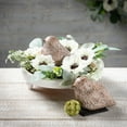 thumbnail image 3 of 15.25"H Sullivans Anemone Silvery Small Wreath, Multicolored, 3 of 5