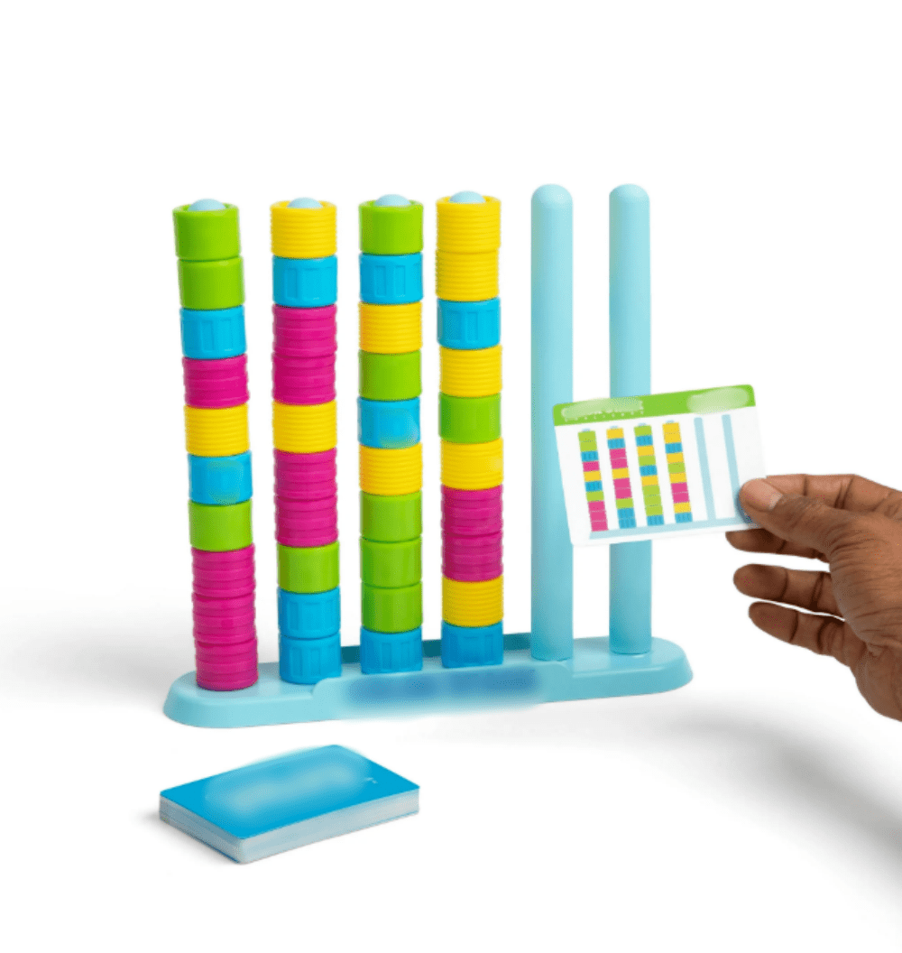 Colors Stack Challenge: 50 Puzzle Challenges – Stack & Swap Color Logic Game Brain Teaser for Adults, 1-2 Players