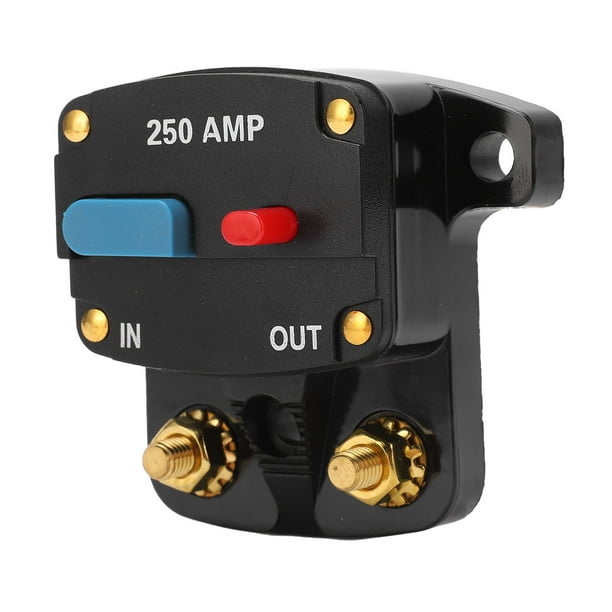 Disyuntor De Audio Para Automóvil, Inversor De Disyuntor De Fusible De Audio De Conductividad Resistente Al Desgaste Restablecimiento Manual Para Sistema De Audio Estéreo ANGGREK Otros