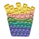 thumbnail image 2 of Silicona Push Bubble Rainbow Color Fidget Toys Autismo Stress Reliever (D) Ehuebsd Para estrenar, 2 of 9